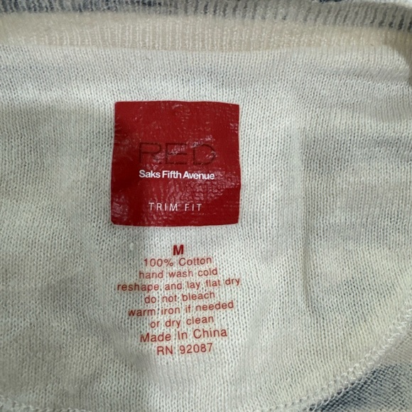 saks fifth avenue cotton sweater - Picture 2 of 4